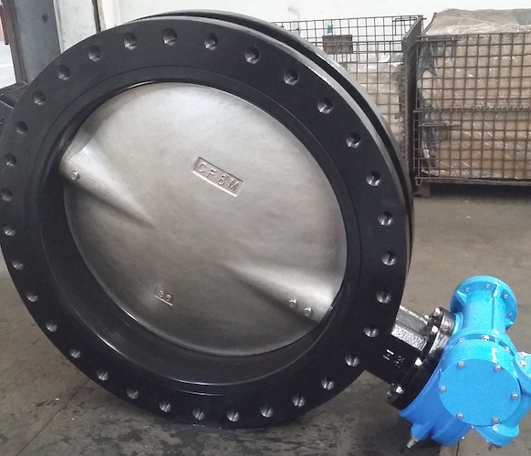 Flanged Triple Eccentric butterfly valve